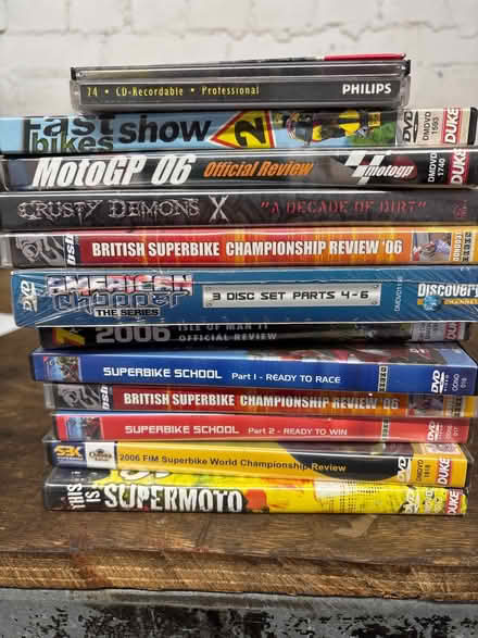 Photo of free 14 dvds motorbike films (Cowden TN8) #1