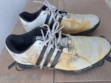 Photo of free Adidas size 10 gold shoes (Heswall) #2