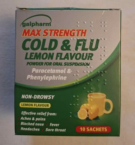 Photo of free Hot Lemon Cold & Flu Sachets (Castle Ward Lancaster) #1