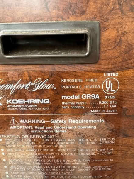 Photo of free 2 Kerosene Heaters (West Bradford Twp) #2
