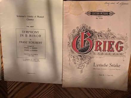 Photo of free classical piano sheet music (Ann Arbor near Hillside Terr.) #4