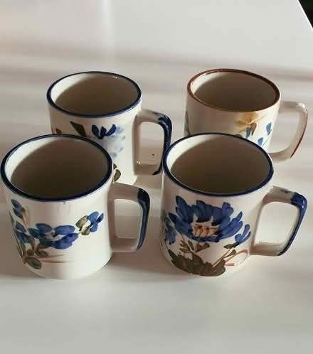 Photo of free 4 pottery mugs and 2 china mugs (Bolton le Sands, LA5) #1