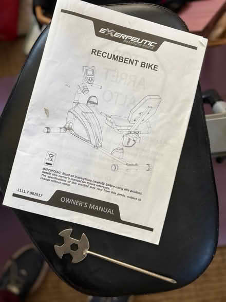 Photo of free Recumbent bike (Berkeley) #4