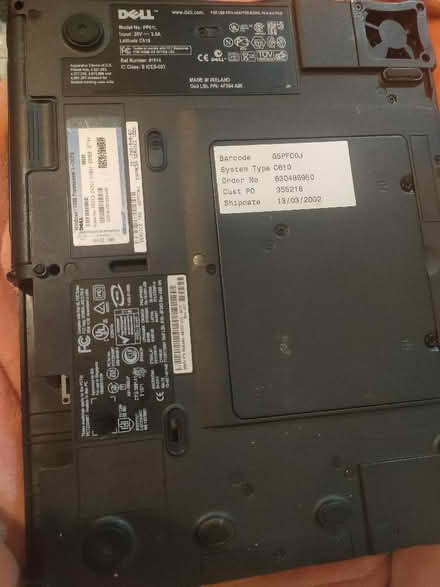 Photo of free Spares or Repairs very old Dell Latitude (Cutteslowe OX2) #4