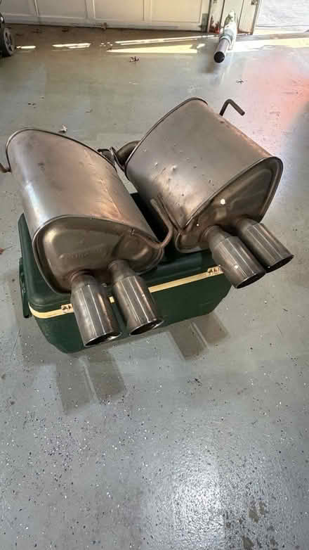 Photo of free Subaru WRX mufflers (2) (Rockville) #1