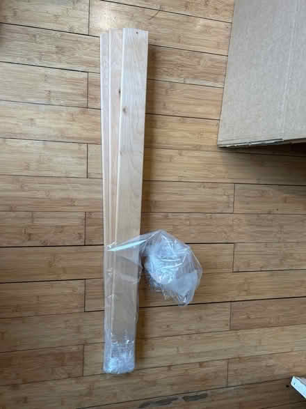 Photo of free 3 x hardwood bed slats, single bed (Petts Wood BR5) #1