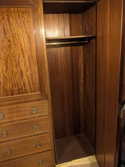 Photo of free Edwardian wardrobe (Little Neston CH64) #4
