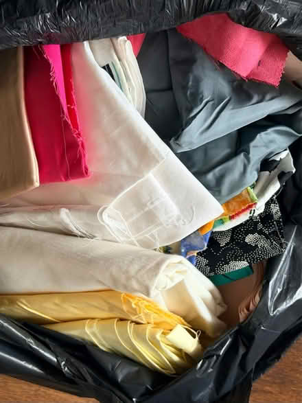 Photo of free 4 black bags of fabric (Whitton TW3) #2