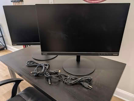 Photo of free Two 24" computer monitors (Glenmoore PA) #1