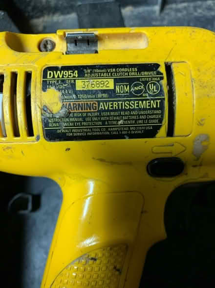 Photo of free DeWalt cordless drill and case (South Brampton) #3