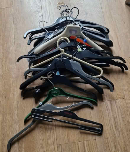 Photo of free Collection of coat hangers (Oldends Farm GL10) #1