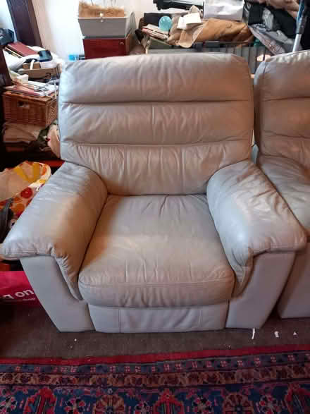 Photo of free Pair of leather armchairs (Nun Hills OL13) #3