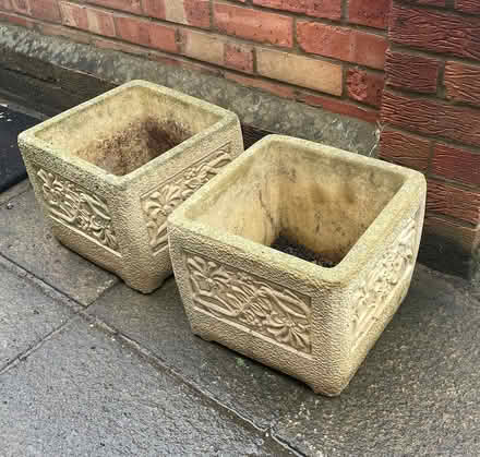 Photo of free Decorative Stone Planters (E17 Blackhorse Rd) #1