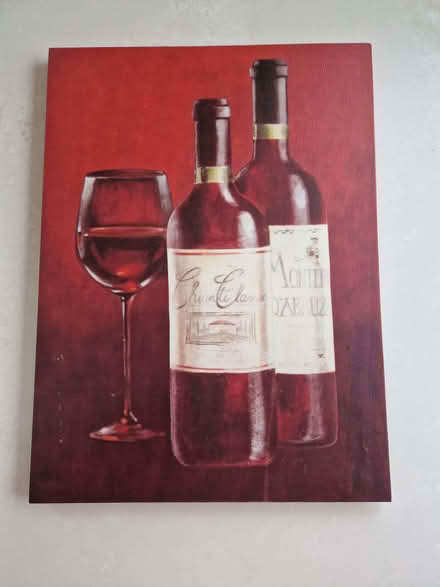 Photo of free Canvas wine picture, 30 x 40cm (Datchworth SG3) #1