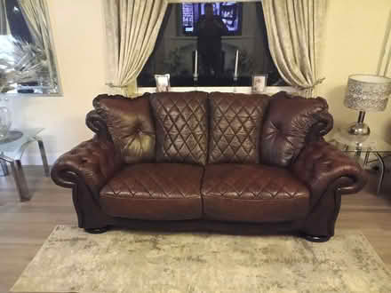 Photo of free Three peace chesterfield sofas chair (Glenrothes KY6) #3