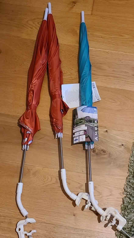Photo of free 3 clip on sun parasols (Curbridge OX29) #1