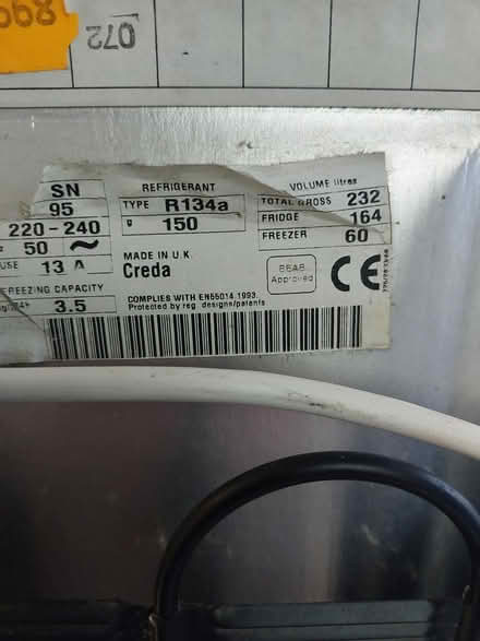 Photo of free Small fridge freezer (Gleadless) #3