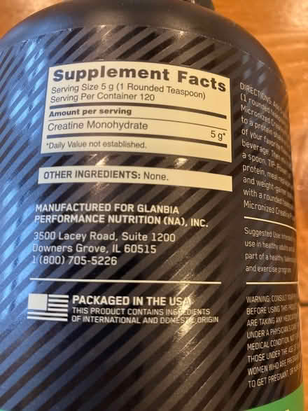 Photo of free Micronized Creatine Powder (Havertown) #2