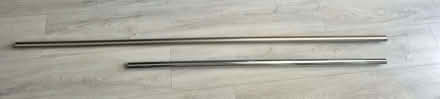Photo of free 2 Extendable Curtain Poles, No Finials (CT7) #1