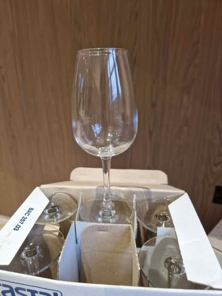 Photo of free 6 brand new wine glasses (West Kensington W14) #1