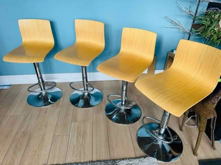 Photo of free Bar stools, set of 4 (Leatherhead) #2