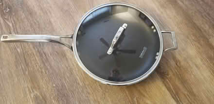Photo of free Calphalon 12" fry pan w/ glass lid (South Fort Collins) #1