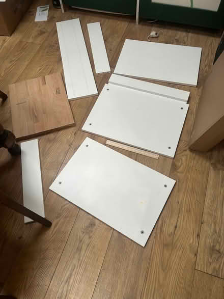 Photo of free Pieces of white wooden cabinet, varying sizes (Florence Park OX4) #1