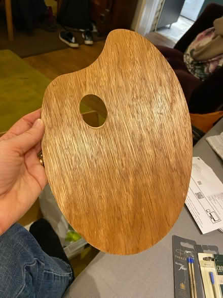 Photo of free Artist palette - wooden (Wimbledon Park SW19) #1