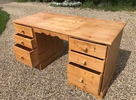 Photo of free Solid Pine Desk (Latchingdon CM3) #3