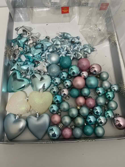 Photo of free Pastel Christmas Tree decorations (Thurnby Leicester LE7) #2