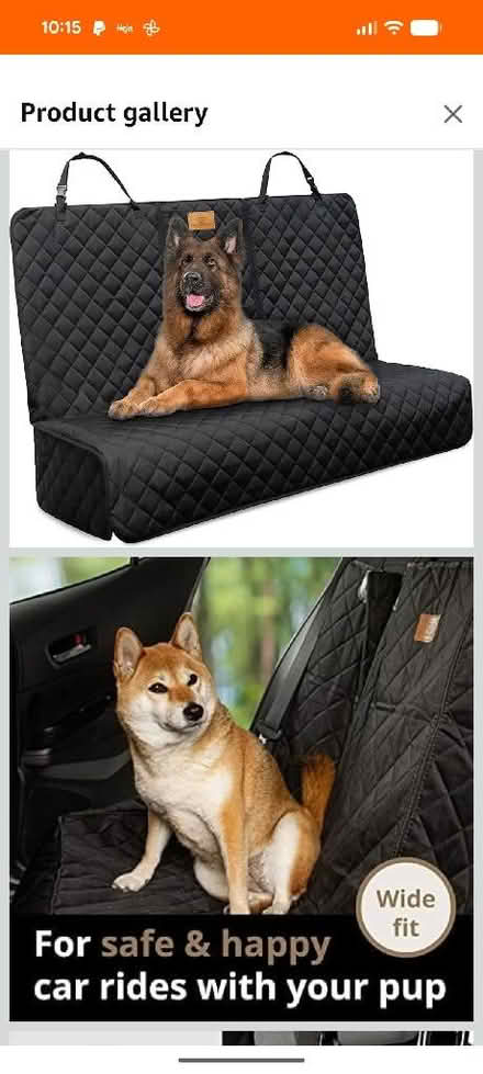 Photo of free Car seat cover (Hucclecote Meadows GL3) #1