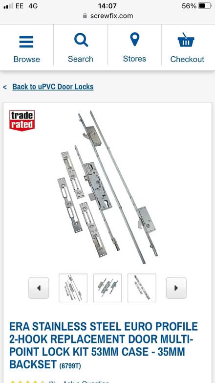 Photo of Front door locking mechanism (Silverhill TN34) #1