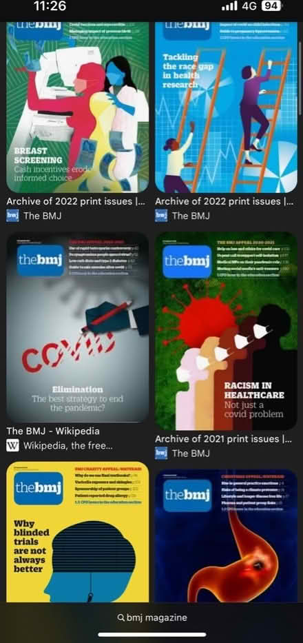 Photo of free BMJ Magazines (Kemptown BN2) #1