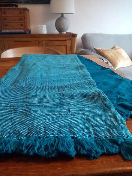 Photo of free Lovely teal table runner (Victoria SW1) #1
