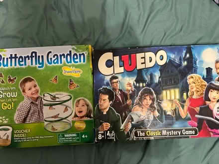 Photo of free Cluedo and Butterfly Garden Games (UB7) #1