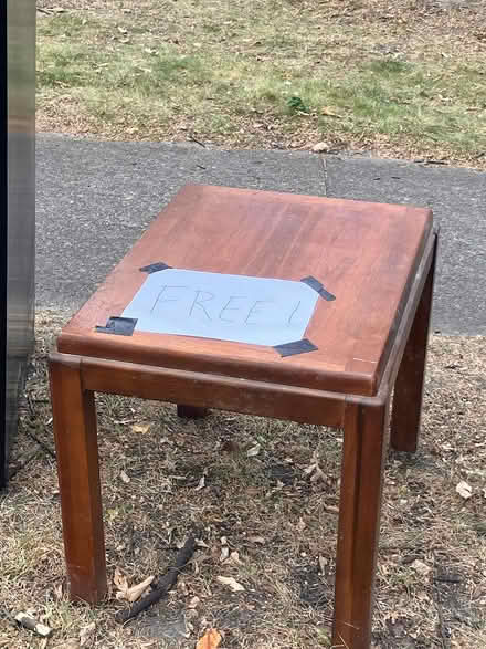 Photo of free Desk - File cabinet - Side table (St Louis Park) #4