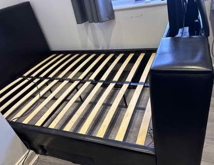 Photo of free Double bed frame (Longton) #2