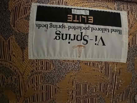 Photo of free Small size double bed with steel sprung base (Rotherwick RG27) #4