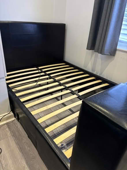 Photo of free Double bed frame (Longton) #1