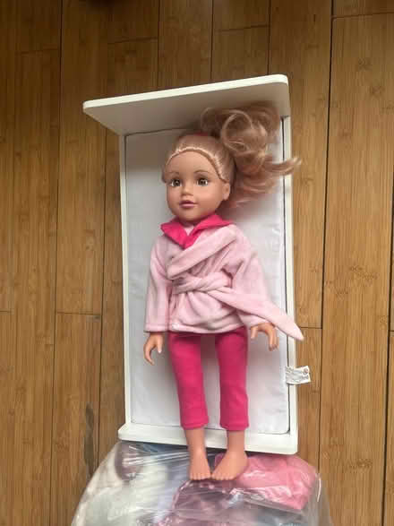 Photo of free Doll plus bed and accessories, clothes etc (Petts Wood BR5) #1
