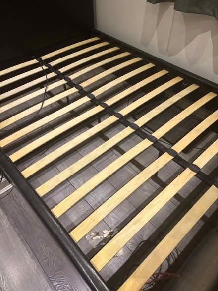 Photo of free Double bed frame (Longton) #3