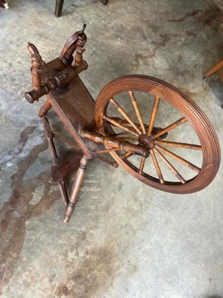 Photo of free Antique spinning wheel (Irmo, SC) #1