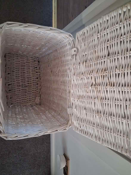 Photo of free Wicker Linen basket (Dronfield Woodhouse S18) #2