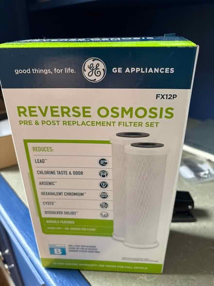 Photo of free FX12P Reverse Osmosis filter kit (Brookeville, MD) #1