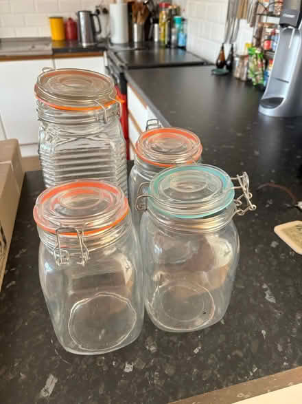Photo of free Glass storage jars (SW18) #1