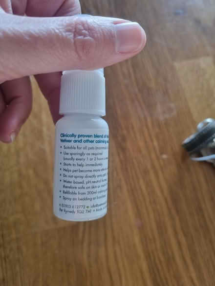 Photo of free Pet calming spray (Kingsway) #2