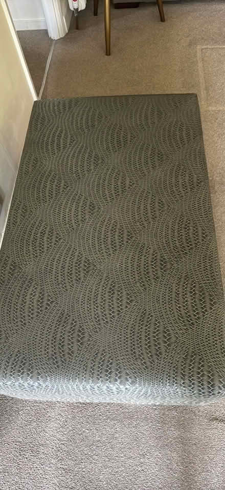 Photo of free Grey footstool / pouffe (Kt19 9tg) #3