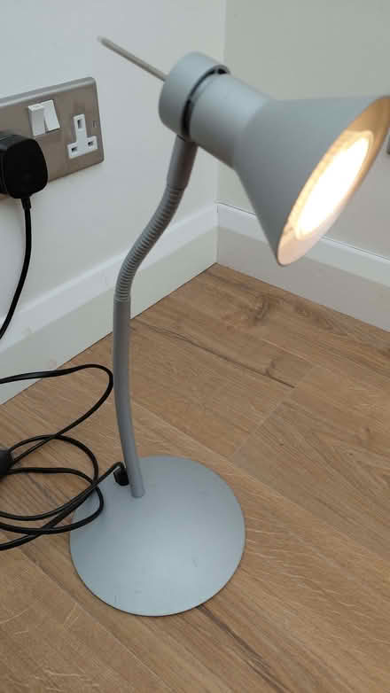 Photo of free Grey table desk lamp (Williamson Park LA1) #2