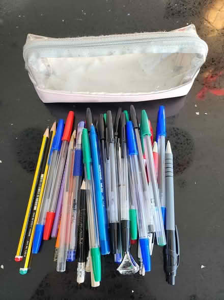 Photo of free Pencil case with loads of pens (Hounslow TW5) #1