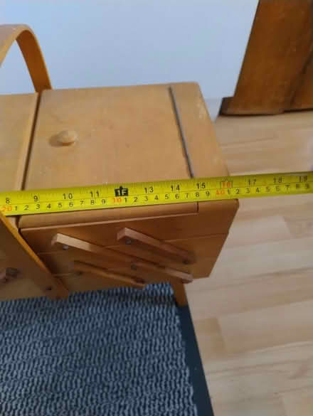 Photo of free Wooden sewing box (North Kensington W10) #3